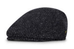 100percent Irish Kerry Tweed Dubliner Flat Cap - Charcoal CH23-01 - 1