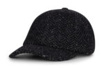 100percent Kerry Irish Tweed Baseball Cap - Charcoal CH23-01 - One Size - 1
