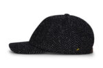 100percent Kerry Irish Tweed Baseball Cap - Charcoal CH23-01 - One Size - 2